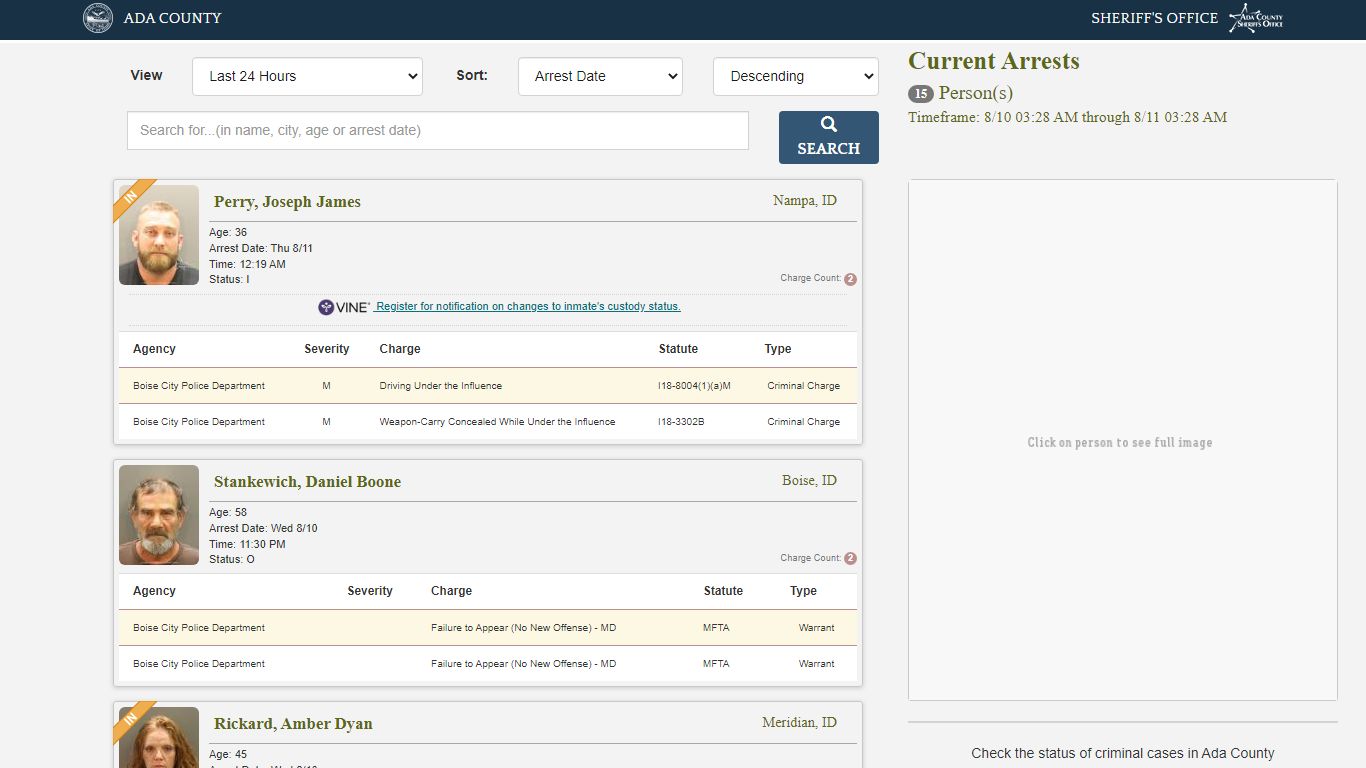 Arrests - apps.adacounty.id.gov